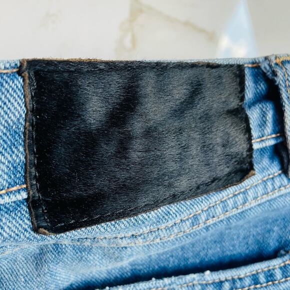 ZARA | Women’s Star Studded Mid Rise Straight Jeans Size 8 Fun Pop Button Fly - Picture 9 of 11